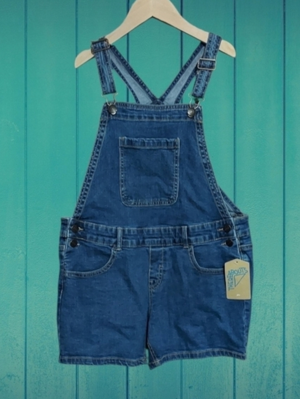 NWT Kids Jessie Wash Denim Shortall Overalls with Adjustable Straps PLUS SIZE - Picture 4 of 6